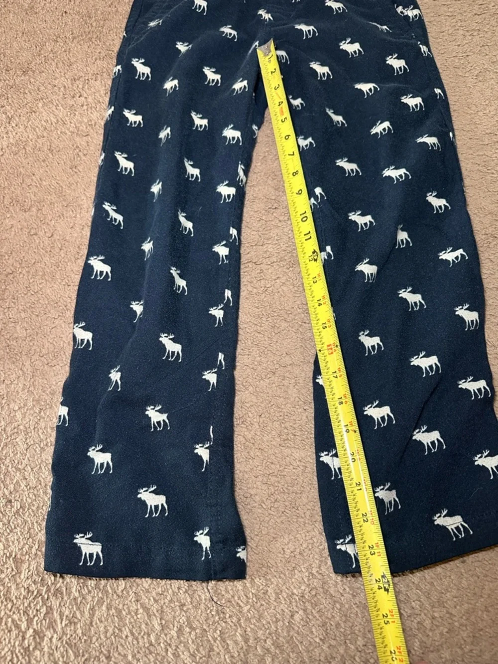 Abercrombie Kids Vintage Y2K Pajama Lounge Pants Size Medium Boys PJ Moose